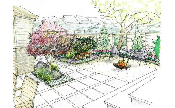 Скетч для ландшафтных дизайнеров