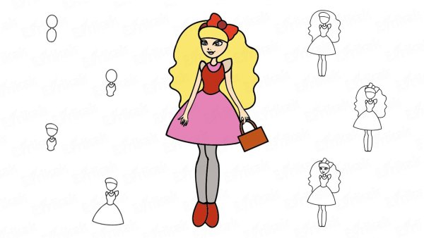 Кукла для рисования