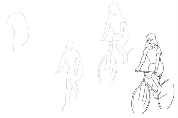 Картинки рисовать поэтапно девушек