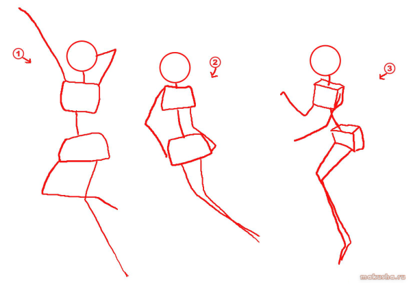 Схема рисования человека в старшей группе