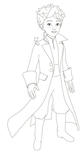 Маленький принц. Раскраска