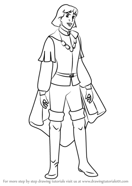 Раскраска принц