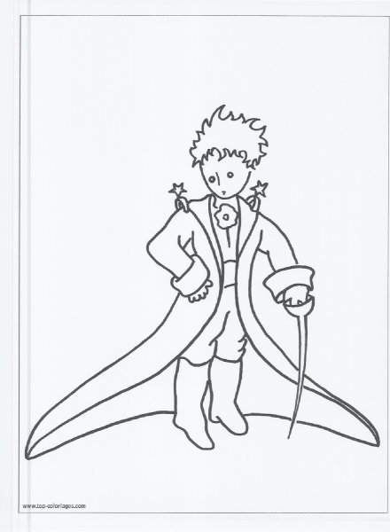 Маленький принц раскраска Антуан де сент-Экзюпери