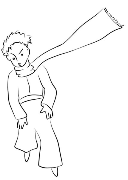 Маленький принц раскраска для детей