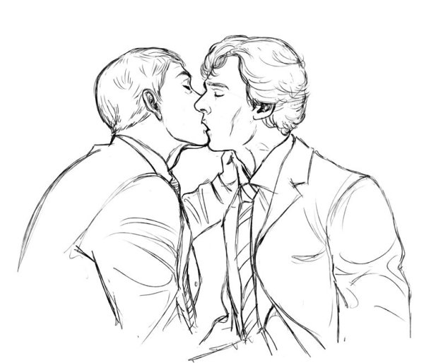 Срисовки доктор Ватсон Шерлок