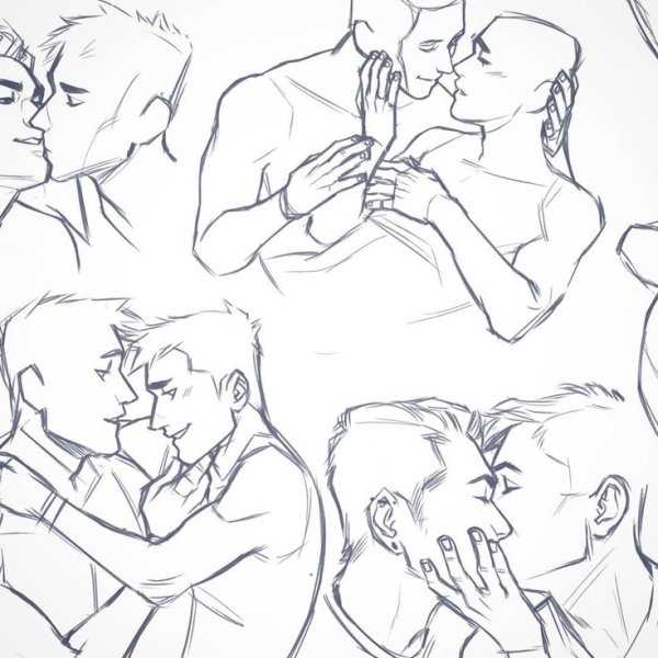 Поцелуй референс