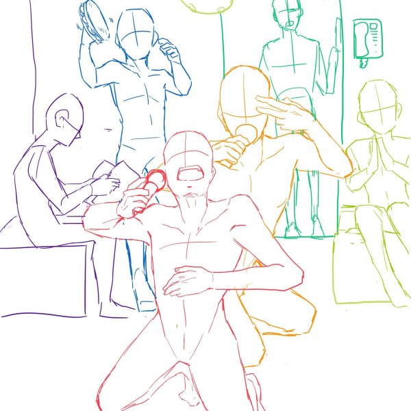 Фигура человека для рисования