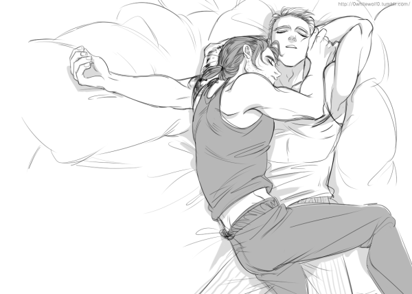 Романтические позы для рисования