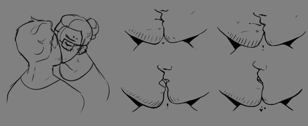 Позы для рисования двух людей