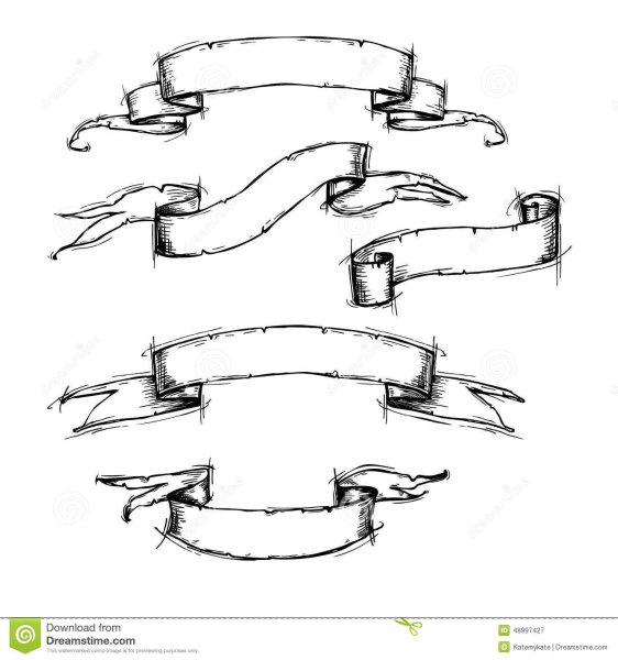 Ленточка эскиз