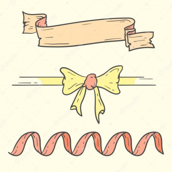 Ленточка рисунок