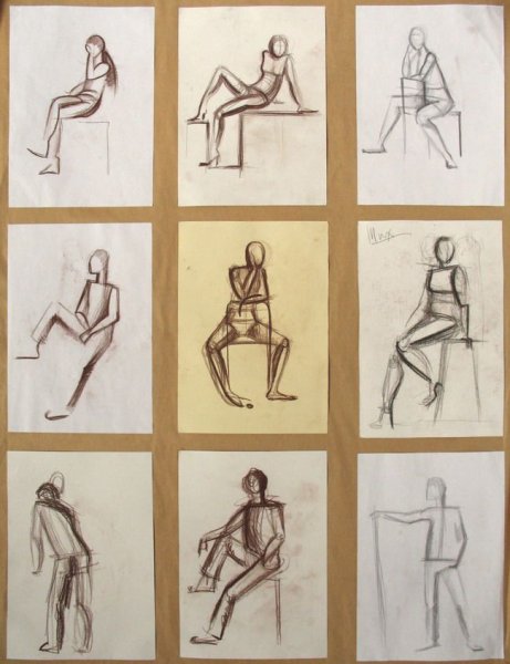 Фигура человека для рисования