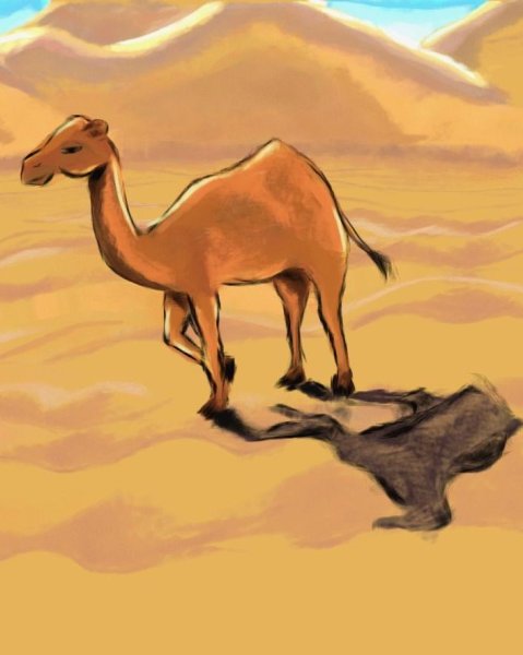 Рисование пустыня