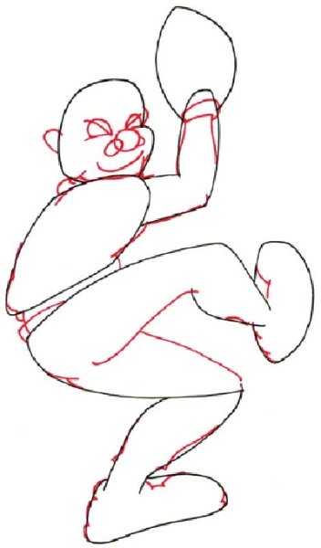 Поэтапное рисование писюна