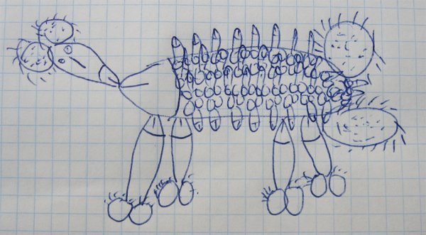 Рисунок членистоногого