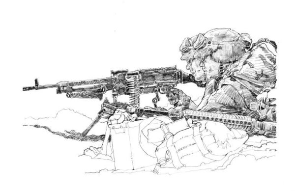 Снайпер карандашом