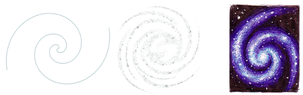 Галактика Млечный путь поэтапно