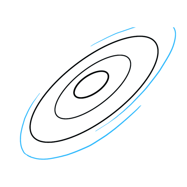 Галактика рисунок карандашом