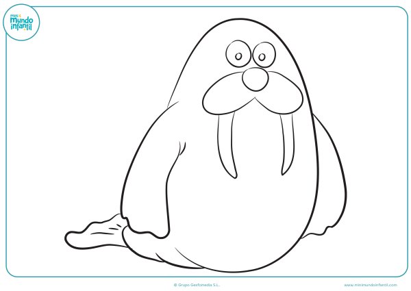 Рисование морж