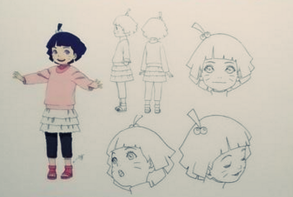 Лёгкая срисовка Химавари