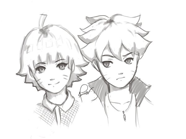 Химавари срисовать