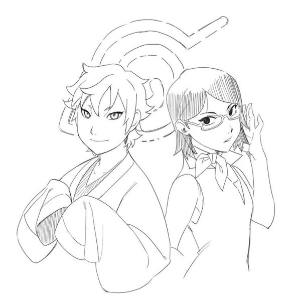 Наруто Химавари и Сарада