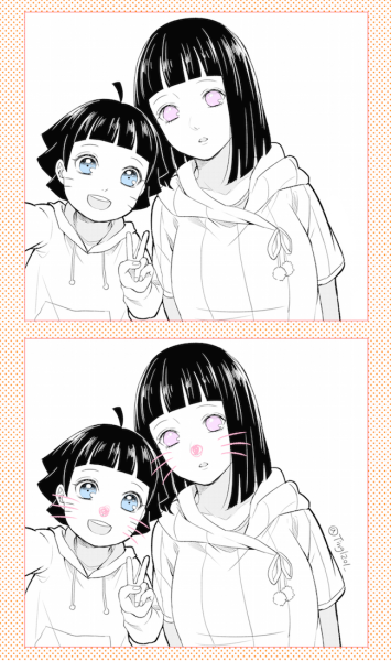 Uzumaki Himawari в полный рост