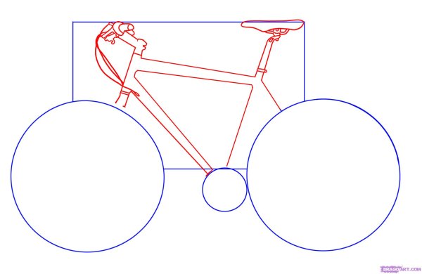 Велосипед раскраска