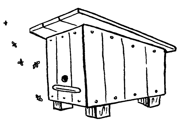 Улей многокорпусный вектор