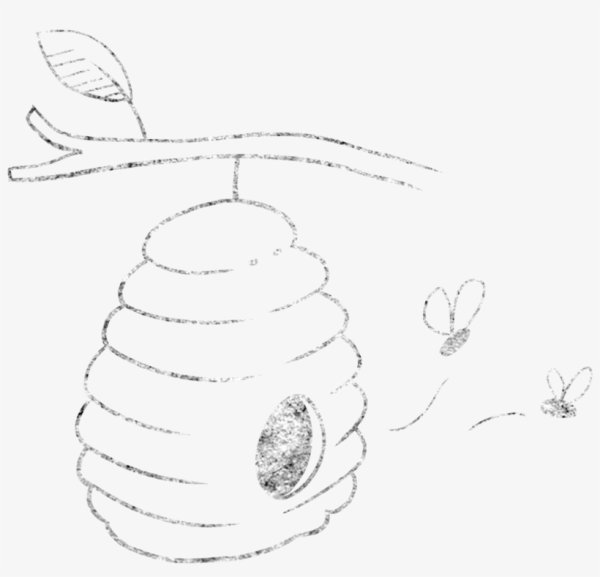 Улей раскраска для детей