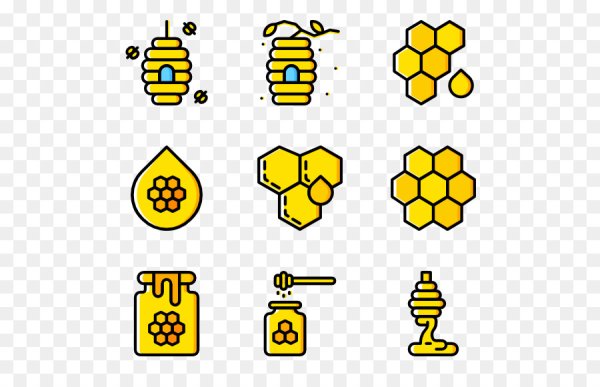 Рисование для детей Пчелка на сотах