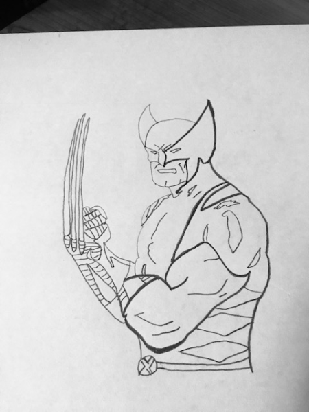 Нарисовать Росомаху поэтапно