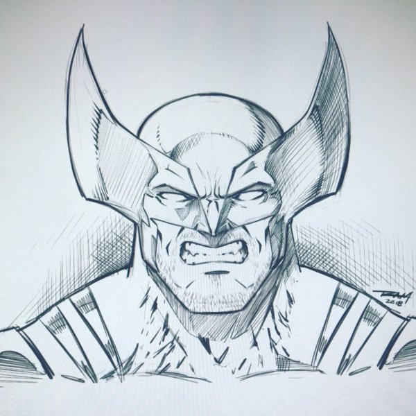 Нарисовать Росомаху