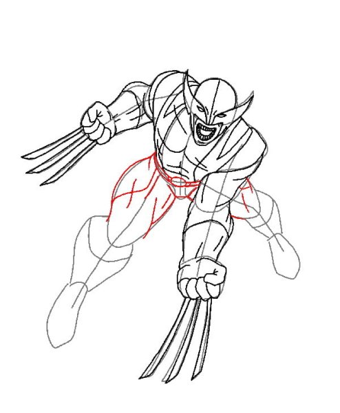 Анатомия Росомахи для рисования