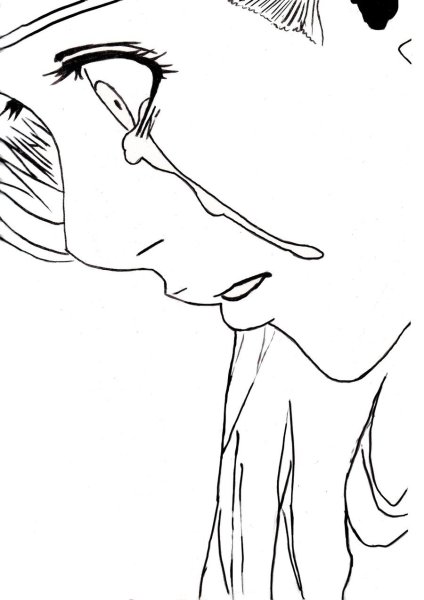 Рисунки для срисовки грустные