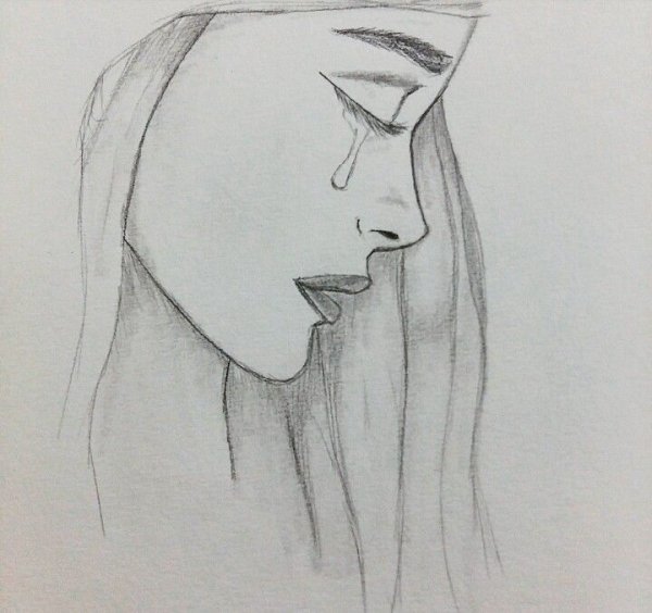 Грустные рисунки