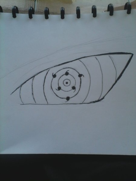 Риненган рисунок карандашом