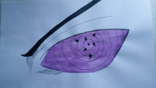 Риненган карандашом