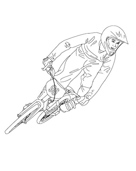 Раскраски бмх крутые