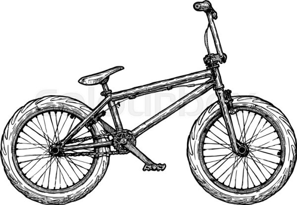 BMX рисунок ручкой