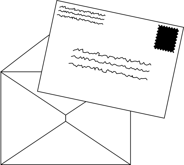 Письмо раскраска
