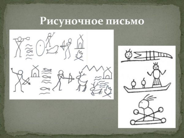 Рисуночное пиктографическое письмо