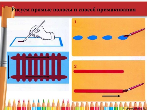 Метод примакивания в рисовании