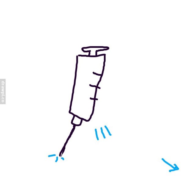 Шприц поэтапно