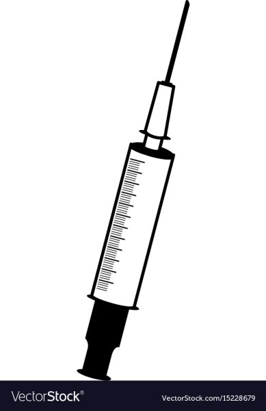 Шприц рисунок
