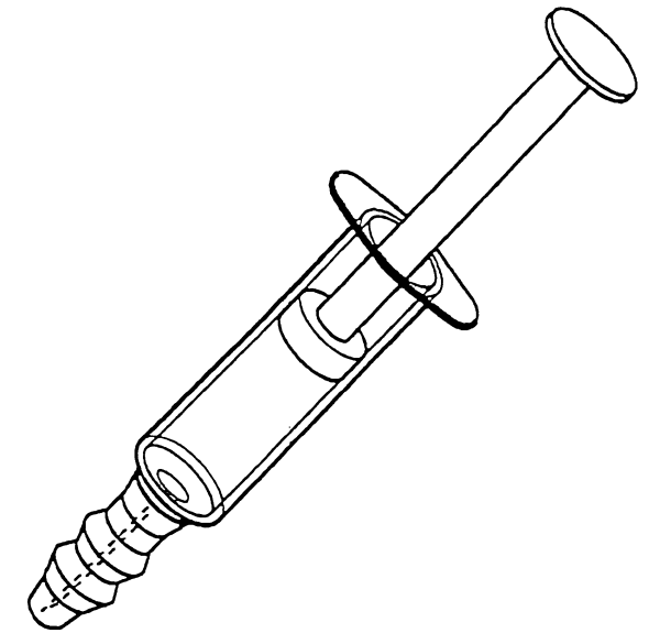 Шприц раскрасить