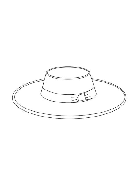 Шляпа карандашом