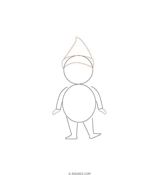 Рисование гномика