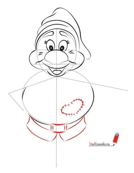 Рисуем гнома пошагово