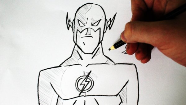 Рисунок флеша лёгкий